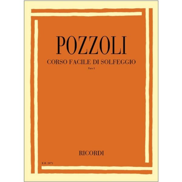 POZZOLI Corso facile di solfeggio - parte 1